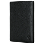 Reisepasshülle mit RFID-Schutz & 4 Kartenfächer (Genarbt)