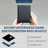 Reisepasshülle mit RFID-Schutz und 6 Kartenfächer