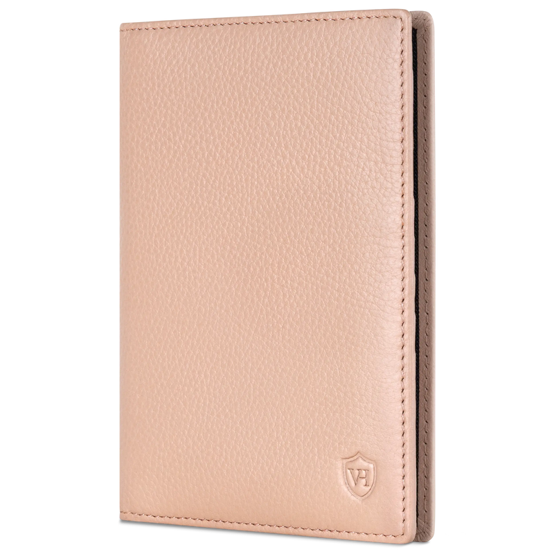 Reisepasshülle mit RFID-Schutz & 4 Kartenfächer (Genarbt)