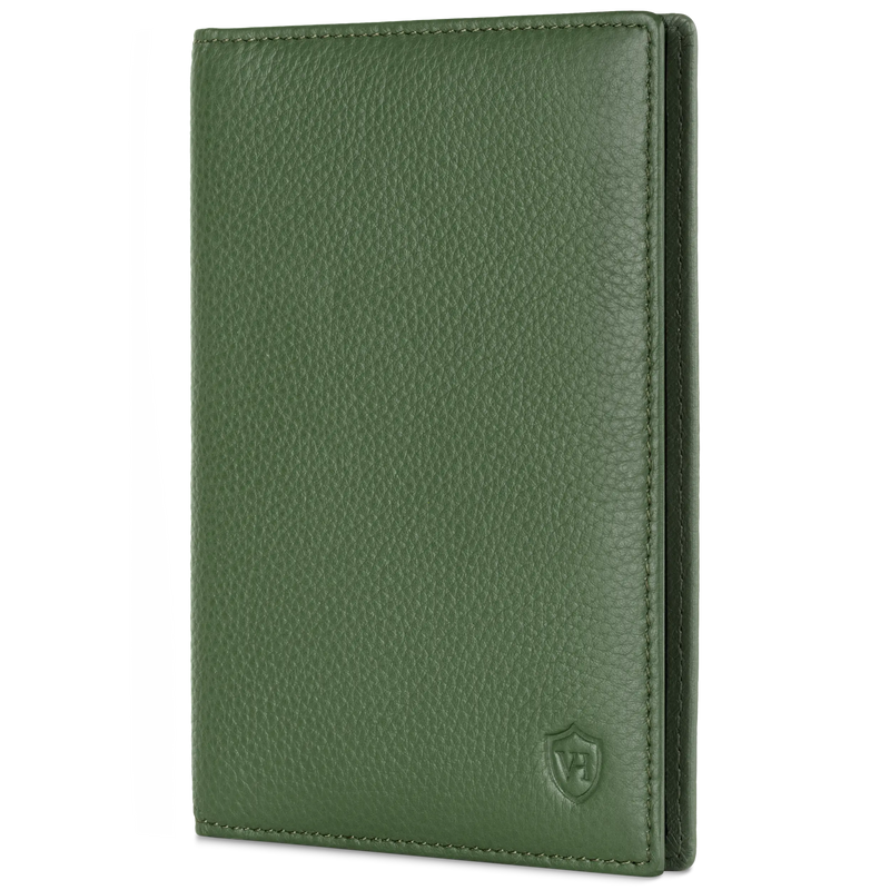 Reisepasshülle mit RFID-Schutz & 4 Kartenfächer (Genarbt)