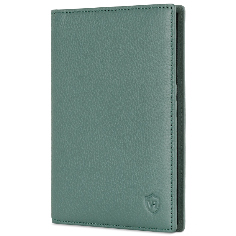 Reisepasshülle mit RFID-Schutz & 4 Kartenfächer (Genarbt)