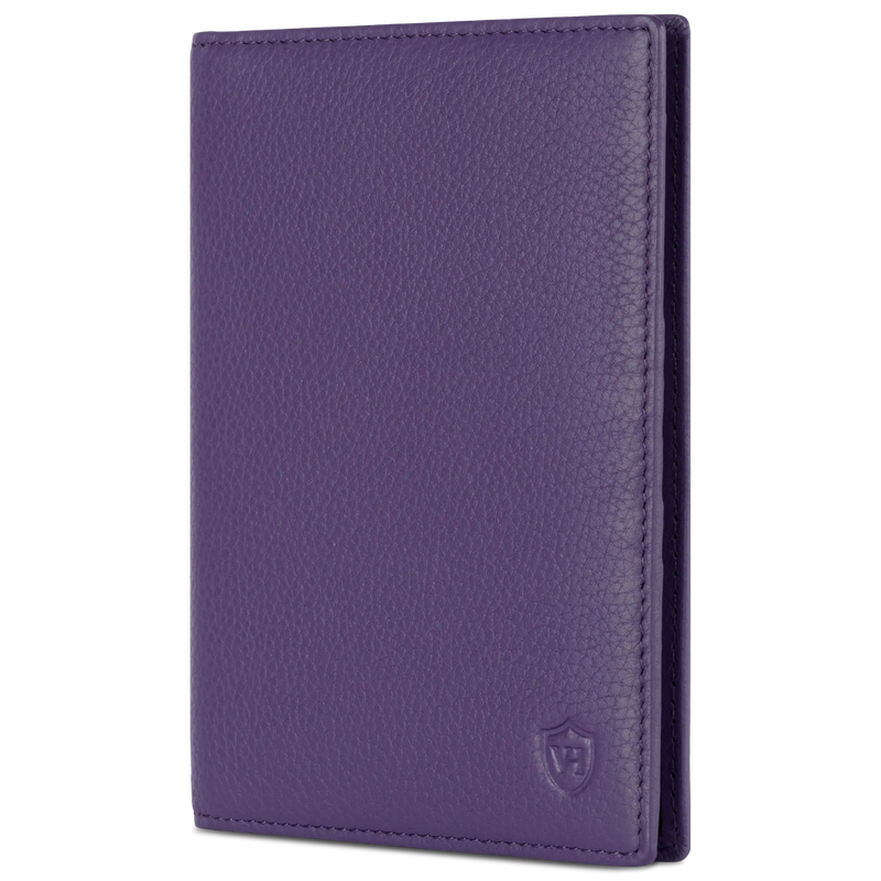 Reisepasshülle mit RFID-Schutz & 4 Kartenfächer (Genarbt)