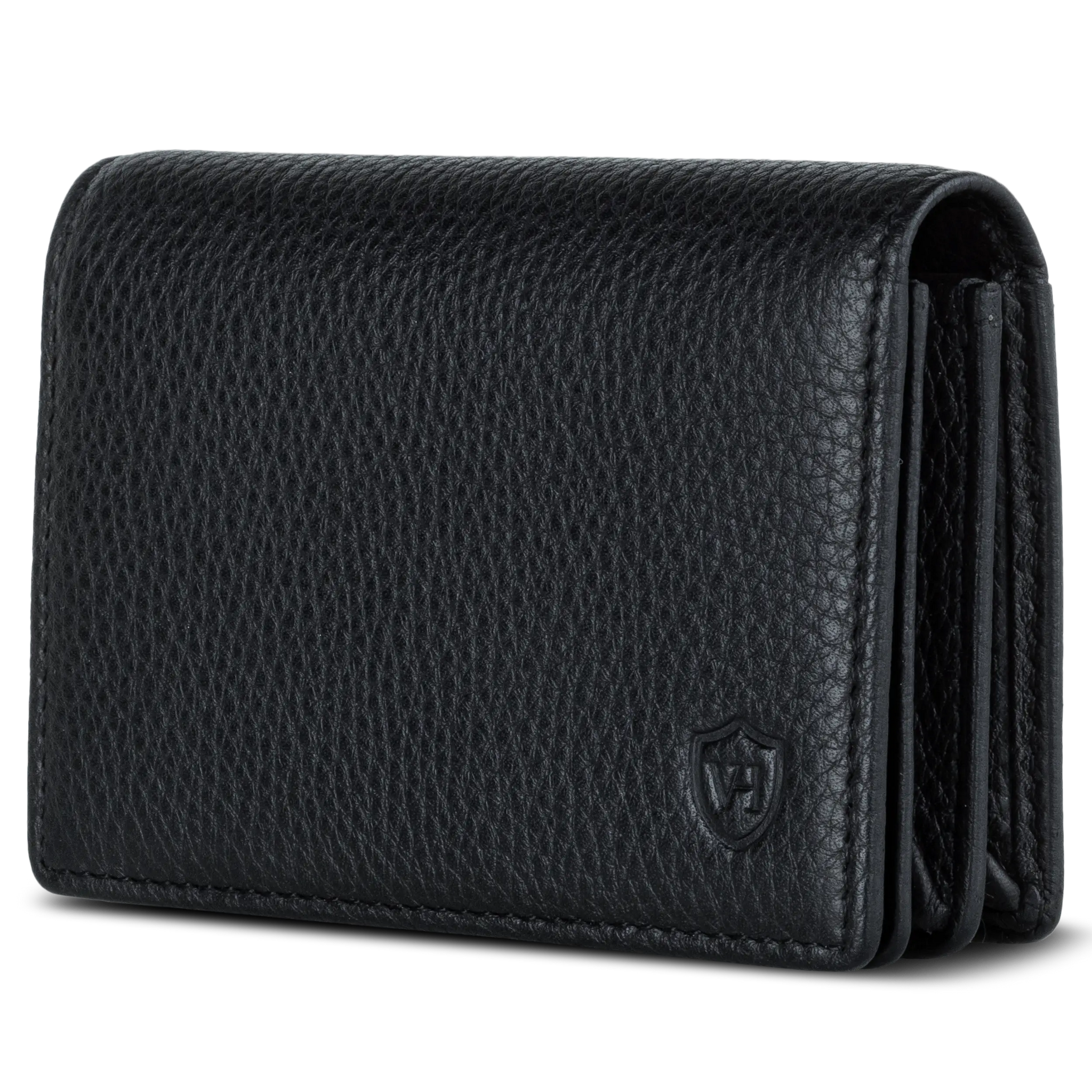 Visitenkartenetui mit RFID-Schutz & 4 Kartenfächer (Genarbt)