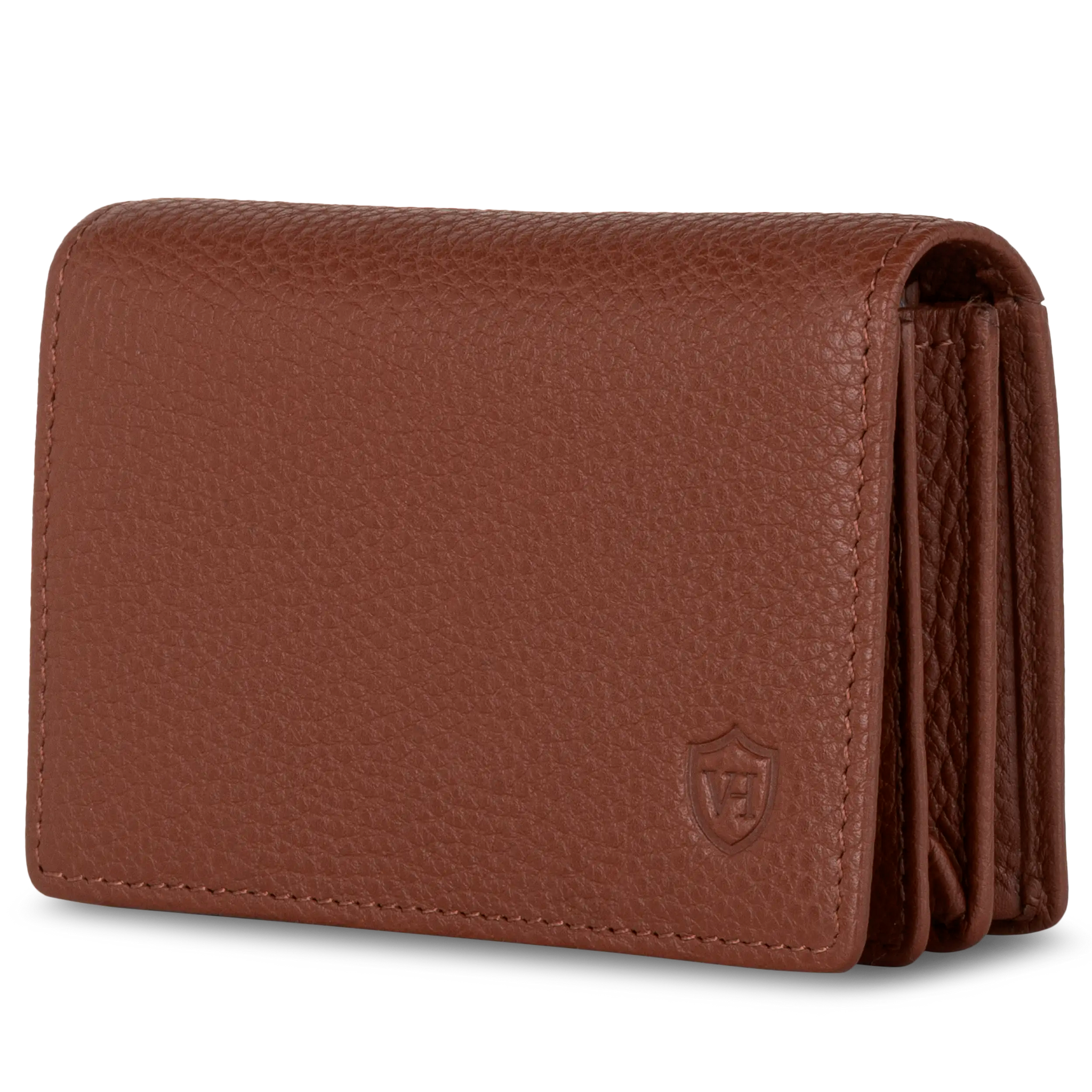 Visitenkartenetui mit RFID-Schutz & 4 Kartenfächer (Genarbt)