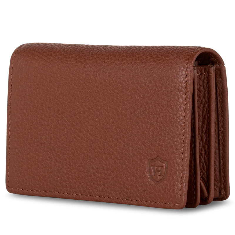 Visitenkartenetui mit RFID-Schutz & 4 Kartenfächer (Genarbt)