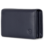 Visitenkartenetui mit RFID-Schutz & 4 Kartenfächer (Genarbt)