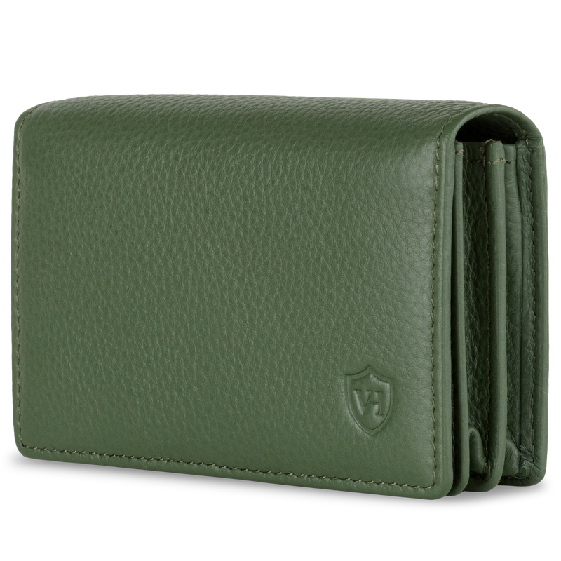 Visitenkartenetui mit RFID-Schutz & 4 Kartenfächer (Genarbt)