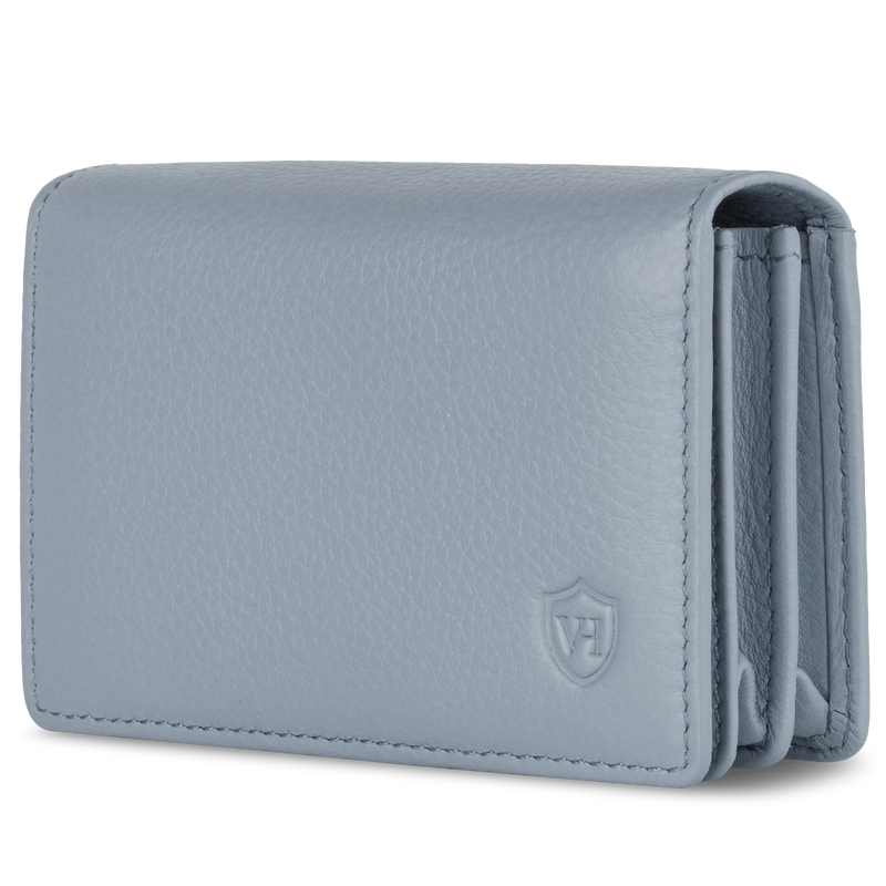 Visitenkartenetui mit RFID-Schutz & 4 Kartenfächer (Genarbt)