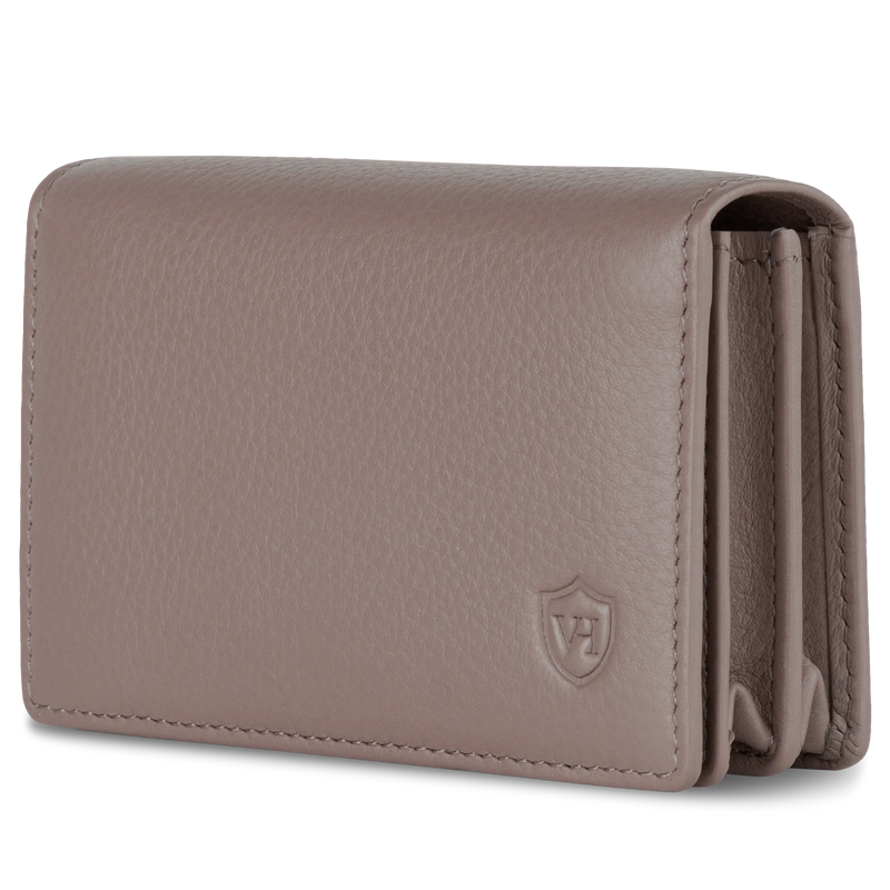 Visitenkartenetui mit RFID-Schutz & 4 Kartenfächer (Genarbt)