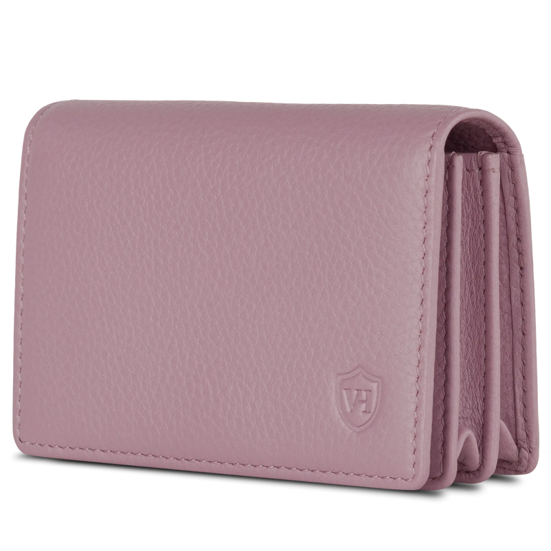 Visitenkartenetui mit RFID-Schutz & 4 Kartenfächer (Genarbt)