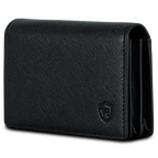 Visitenkartenetui mit RFID-Schutz & 4 Kartenfächer (Saffiano)