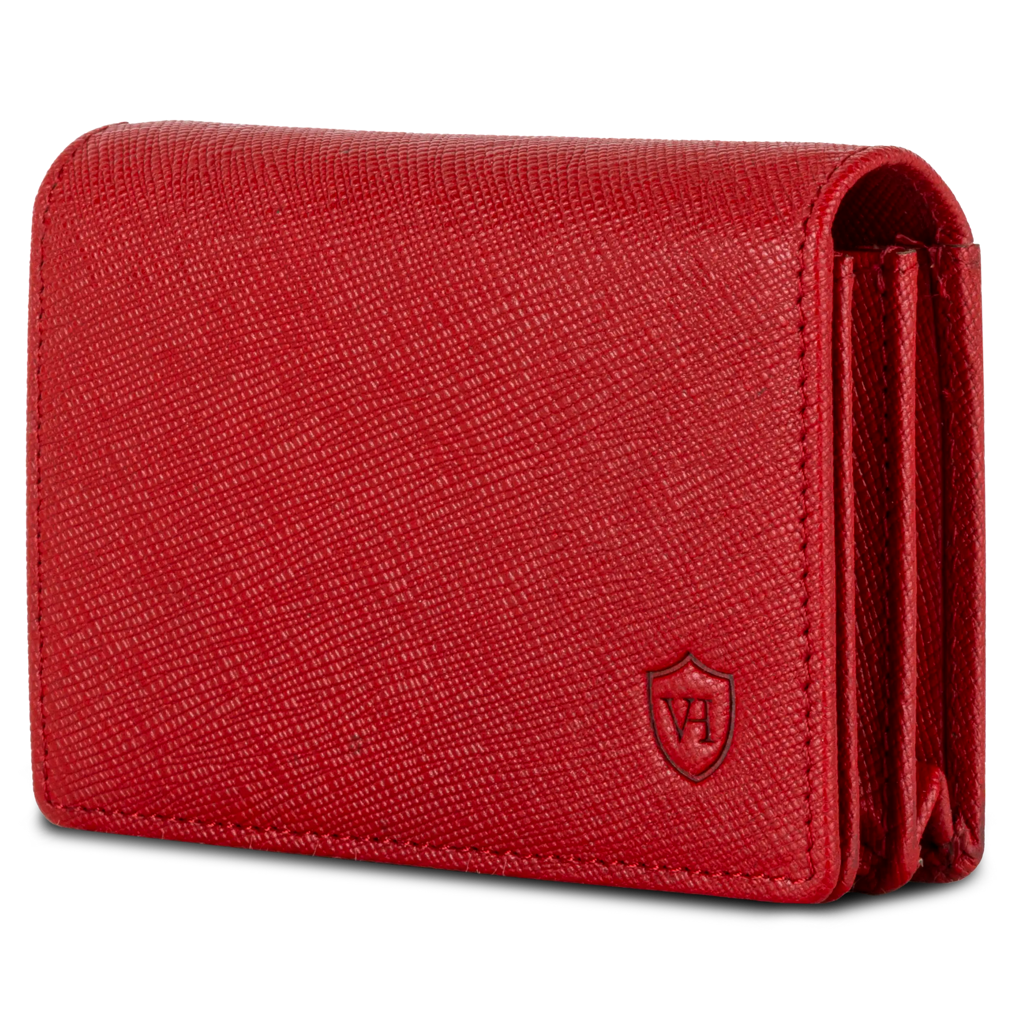 Visitenkartenetui mit RFID-Schutz & 4 Kartenfächer (Saffiano)