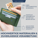 Kartenetui mit RFID-Schutz und 9 Kartenfächer