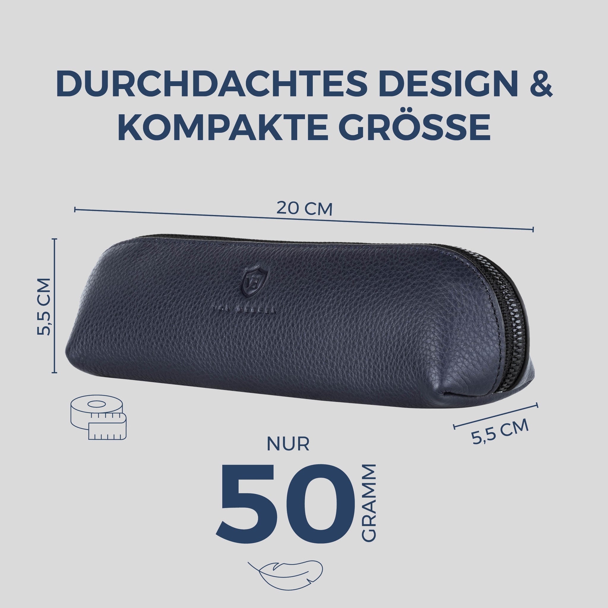 Federmäppchen Stifteetui (Genarbt)