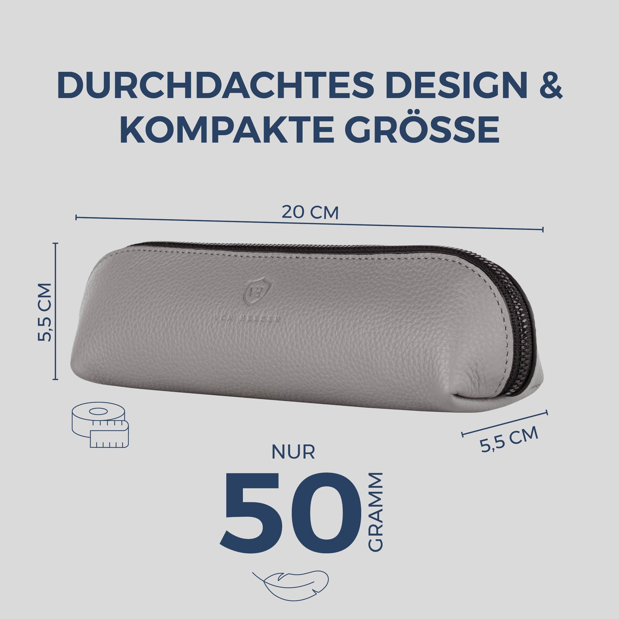 Federmäppchen Stifteetui (Genarbt)