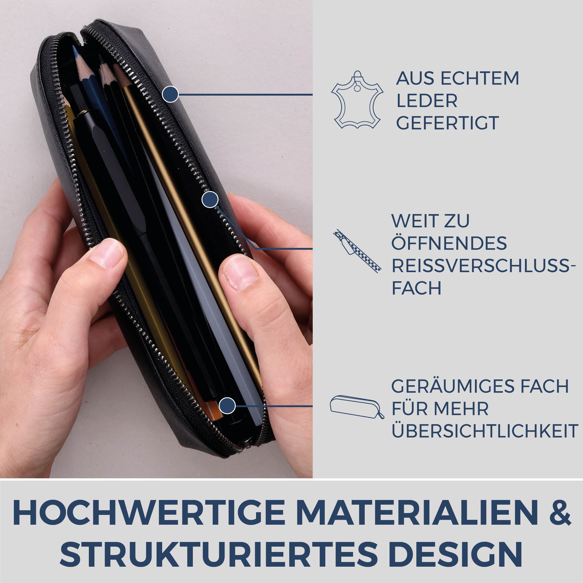 Federmäppchen Stifteetui (Saffiano)