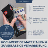 Slim Wallet mit RFID-Schutz und 6 Kartenfächer