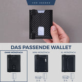 Slim Wallet mit RFID-Schutz und 6 Kartenfächer
