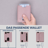 Slim Wallet mit RFID-Schutz & 6 Kartenfächer (Genarbt)