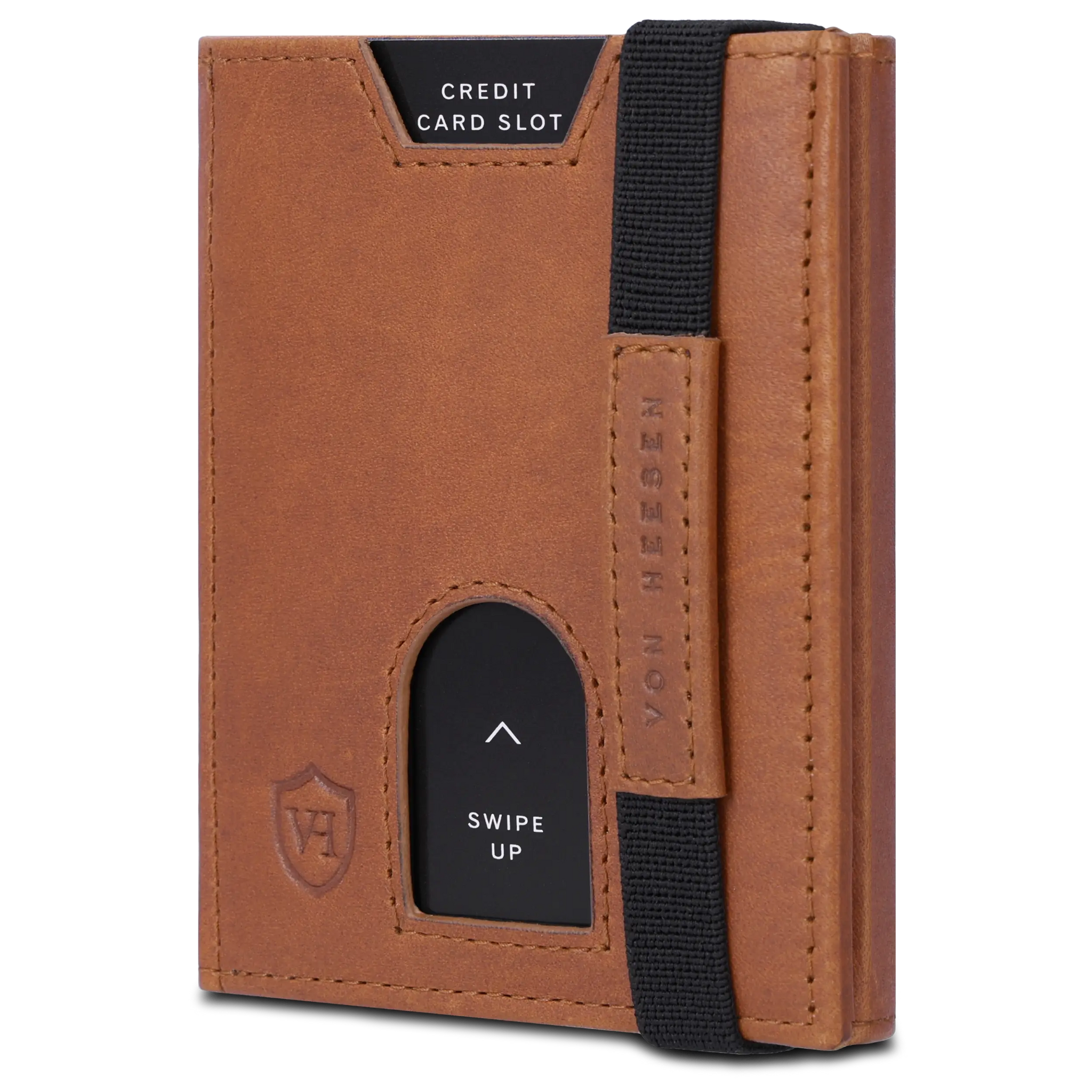 Slim Wallet mit RFID-Schutz & 6 Kartenfächer (Waxy)