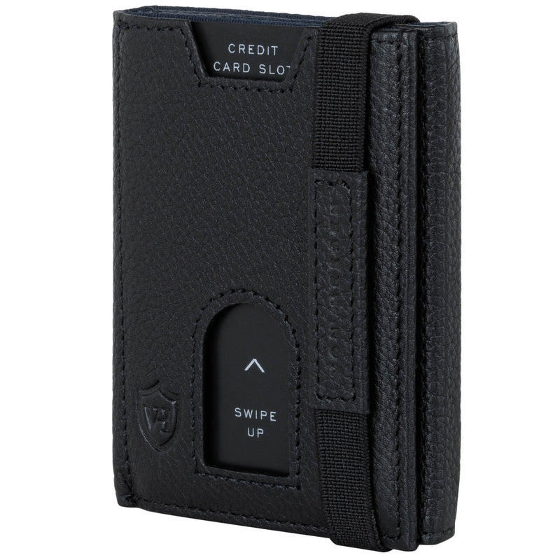 Slim Wallet mit RFID-Schutz, 5 Kartenfächer und Mini-Münzfach
