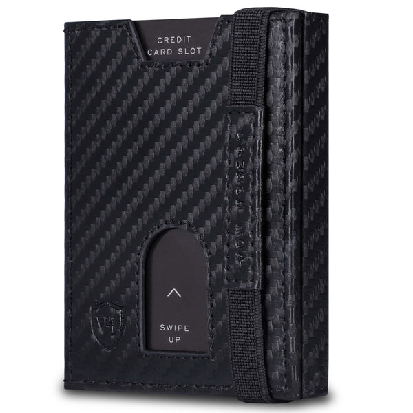 Slim Wallet mit RFID-Schutz, 5 Kartenfächer und Mini-Münzfach