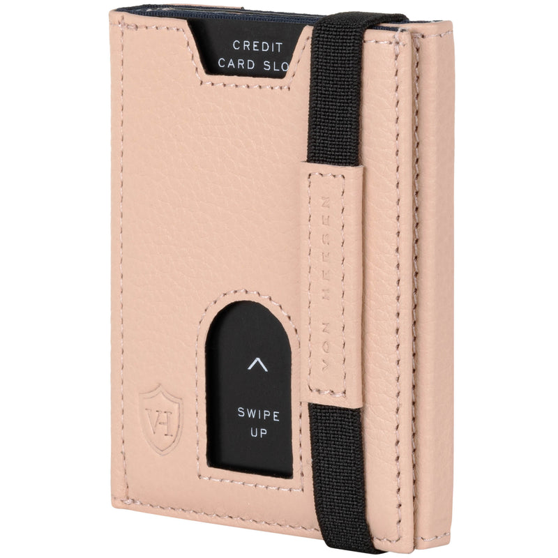 Slim Wallet mit RFID-Schutz, 5 Kartenfächer und Mini-Münzfach