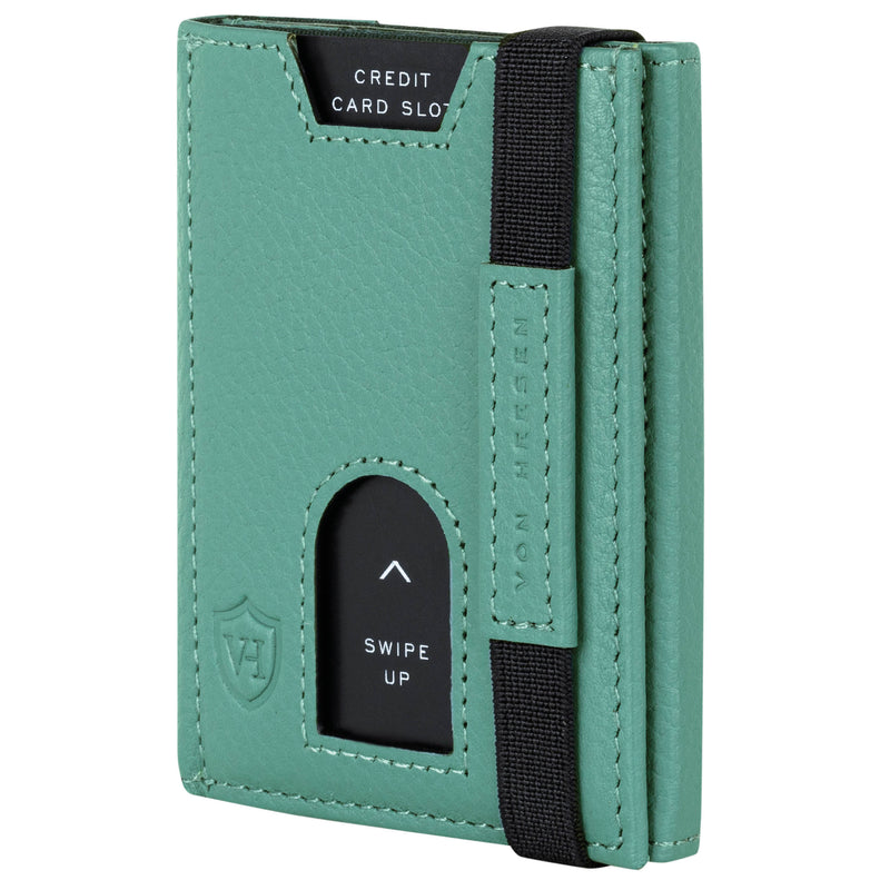Slim Wallet mit RFID-Schutz, 5 Kartenfächer und Mini-Münzfach