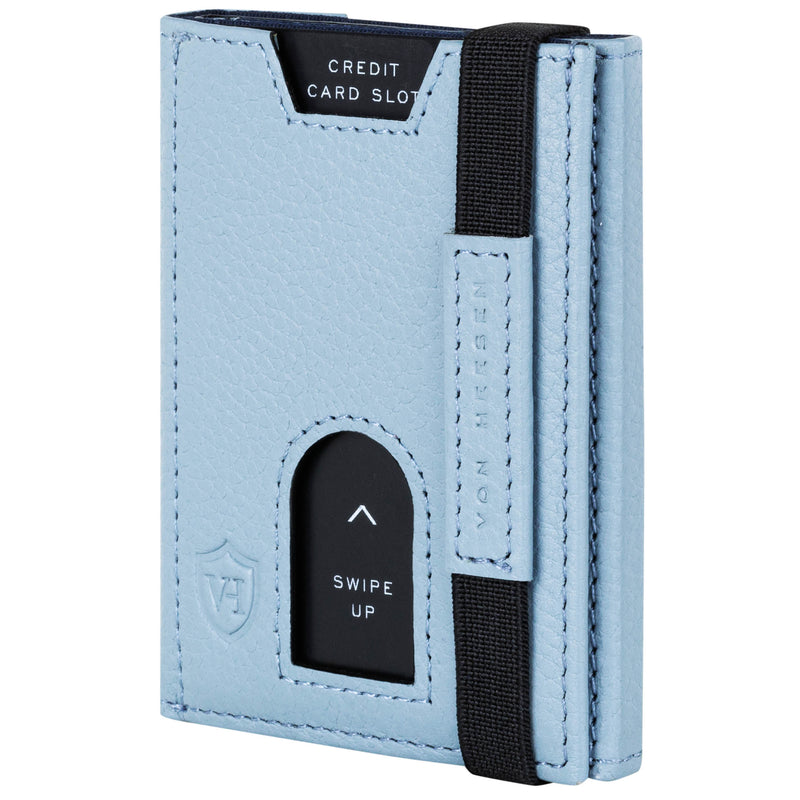 Slim Wallet mit RFID-Schutz, 5 Kartenfächer und Mini-Münzfach