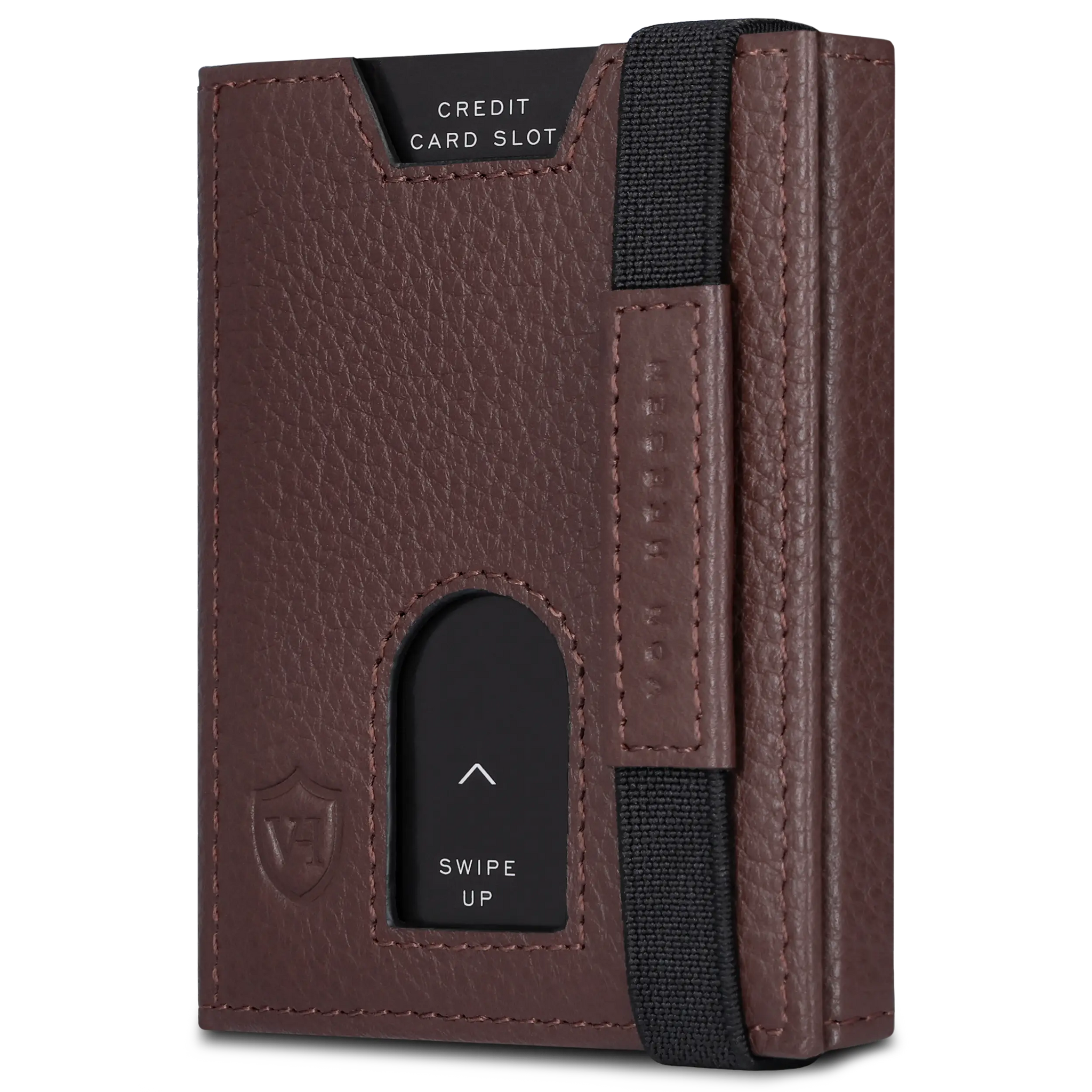 Slim Wallet mit RFID-Schutz, 5 Kartenfächer & Mini-Münzfach (Genarbt)