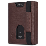 Slim Wallet mit RFID-Schutz, 5 Kartenfächer & Mini-Münzfach (Genarbt)