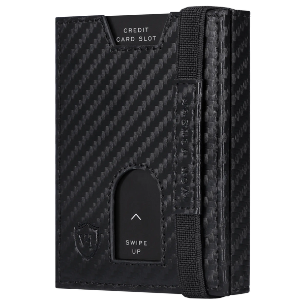 Slim Wallet mit RFID-Schutz, 5 Kartenfächer und Mini-Münzfach