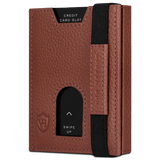 Slim Wallet mit RFID-Schutz, 5 Kartenfächer & Mini-Münzfach (Genarbt)