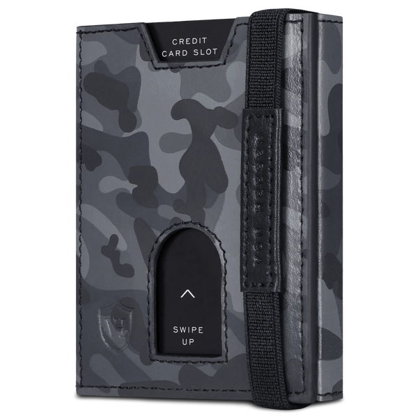 Slim Wallet mit RFID-Schutz, 5 Kartenfächer und Mini-Münzfach