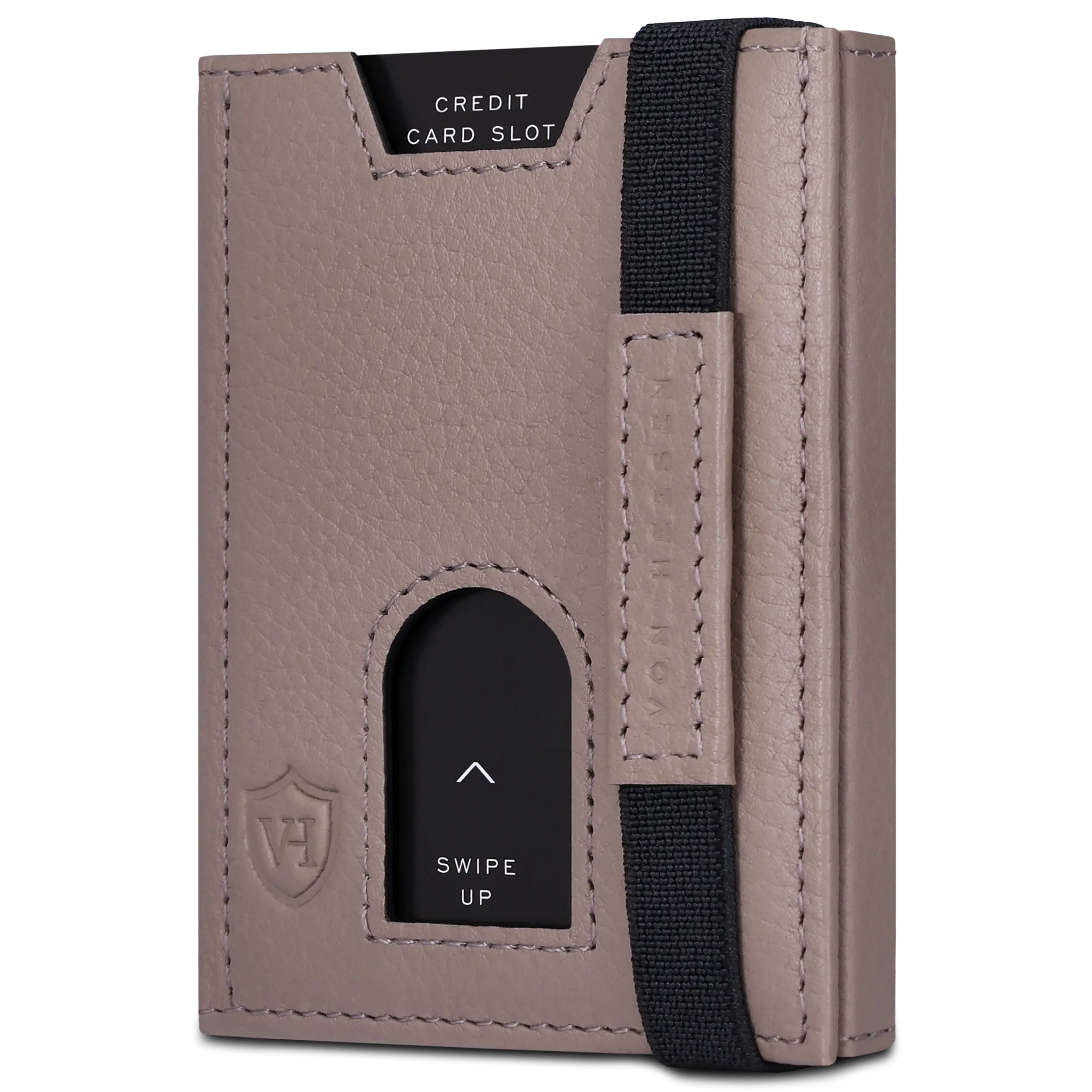 Slim Wallet mit RFID-Schutz, 5 Kartenfächer & Mini-Münzfach (Genarbt)