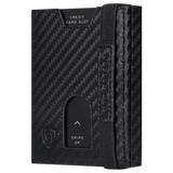 Slim Wallet mit RFID-Schutz, 5 Kartenfächer & XL-Münzfach (Carbon)