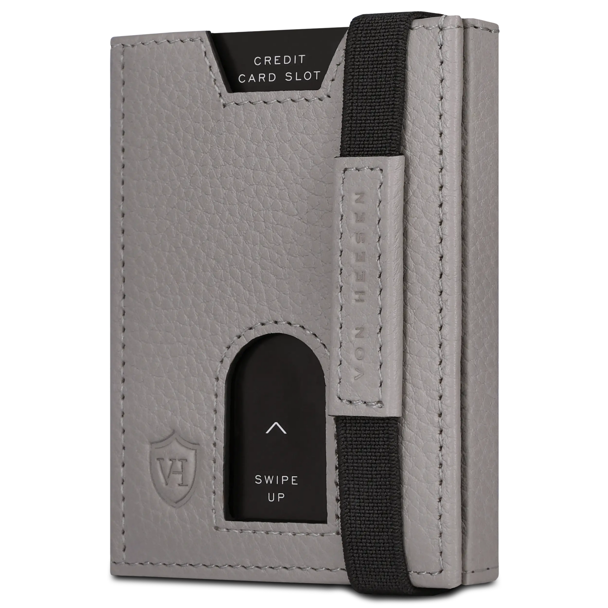 Slim Wallet mit RFID-Schutz, 5 Kartenfächer & XL-Münzfach (Genarbt)