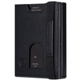 Slim Wallet mit RFID-Schutz, 5 Kartenfächer & XL-Münzfach (Saffiano)