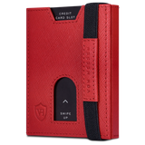 Slim Wallet mit RFID-Schutz, 5 Kartenfächer & XL-Münzfach (Saffiano)