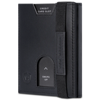 Slim Wallet mit RFID-Schutz, 5 Kartenfächer & XL-Münzfach (Glatt)