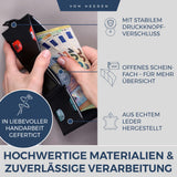Slim Wallet mit RFID-Schutz und 6 Kartenfächer