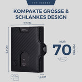Slim Wallet mit RFID-Schutz und 6 Kartenfächer