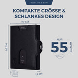 Slim Wallet mit RFID-Schutz und 6 Kartenfächer