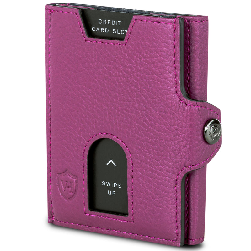 Slim Wallet mit RFID-Schutz, 5 Kartenfächer und XXL-Münzfach