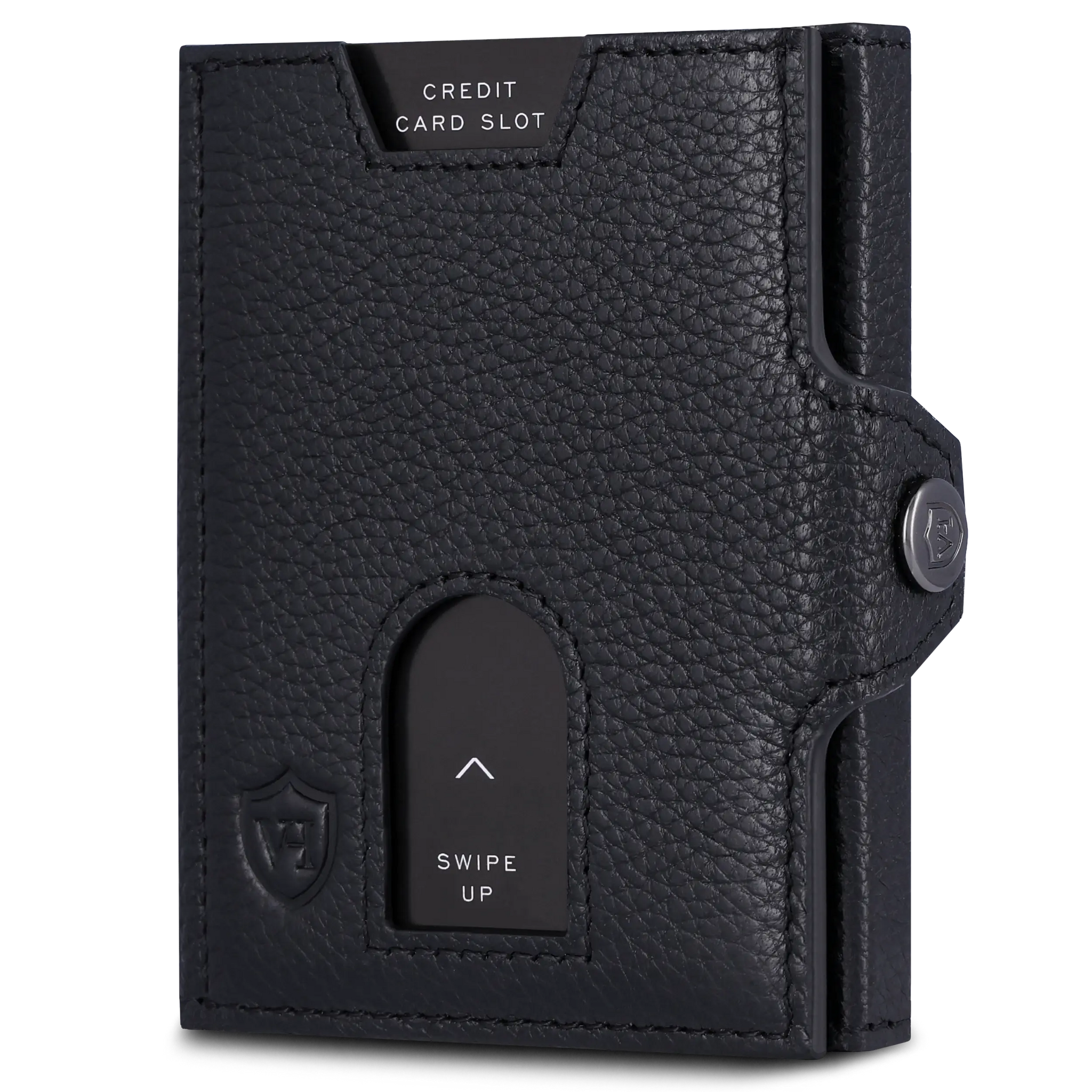 Slim Wallet mit RFID-Schutz, 5 Kartenfächer & Mini-Münzfach (Genarbt)