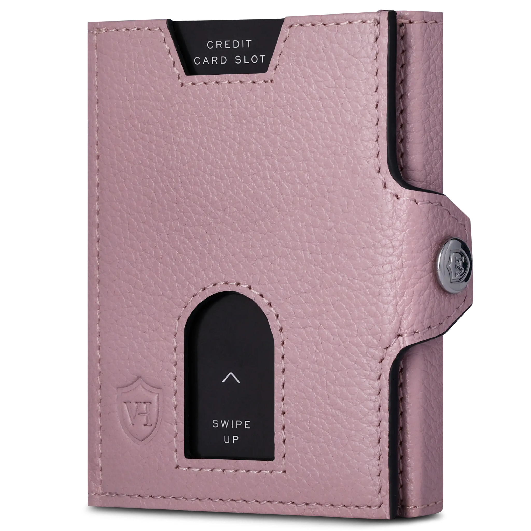 Slim Wallet mit RFID-Schutz, 5 Kartenfächer & Mini-Münzfach (Genarbt)