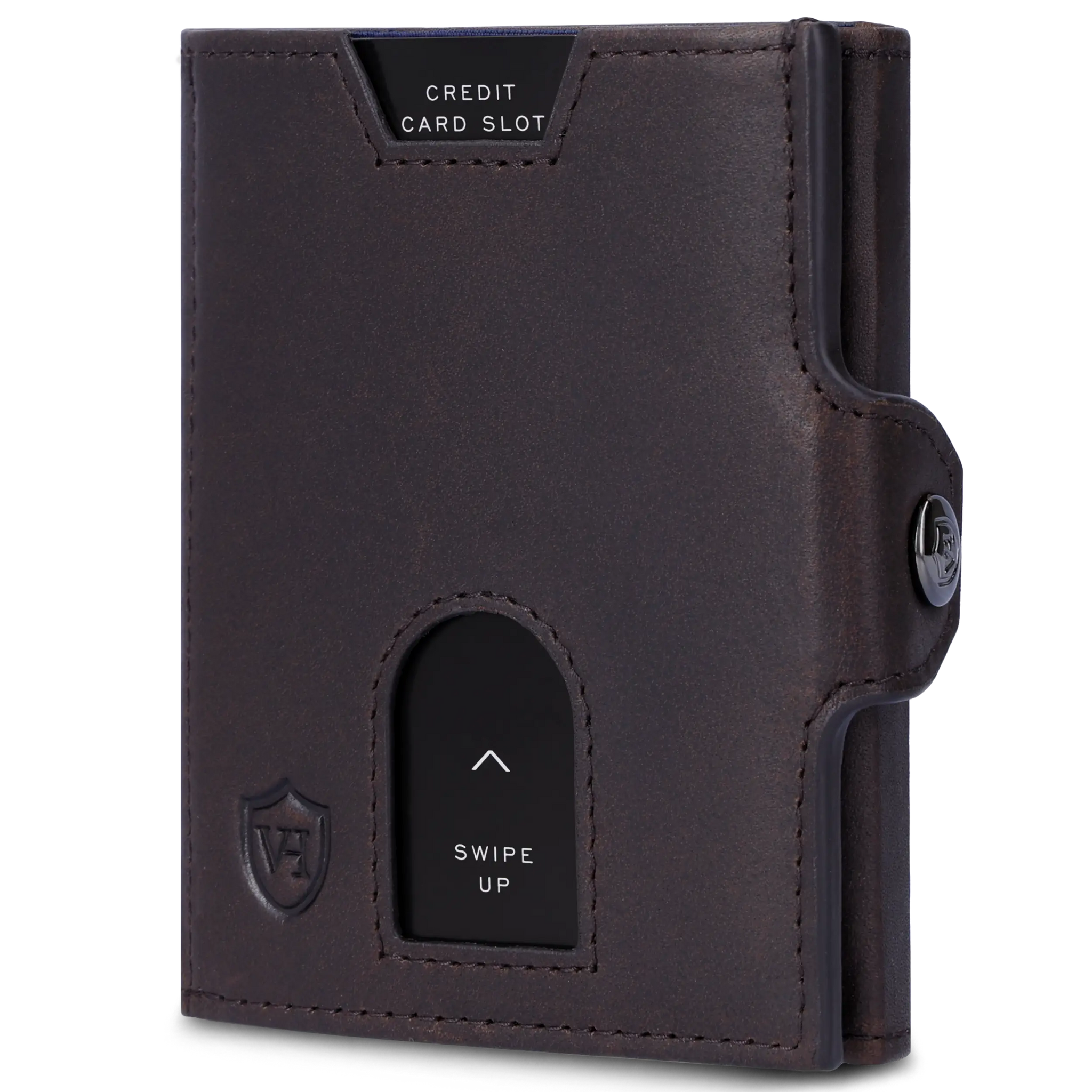 Slim Wallet mit RFID-Schutz, 5 Kartenfächer & Mini-Münzfach (Waxy)