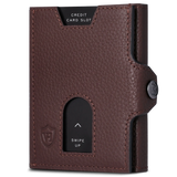 Slim Wallet mit RFID-Schutz, 5 Kartenfächer & XL-Münzfach (Genarbt)