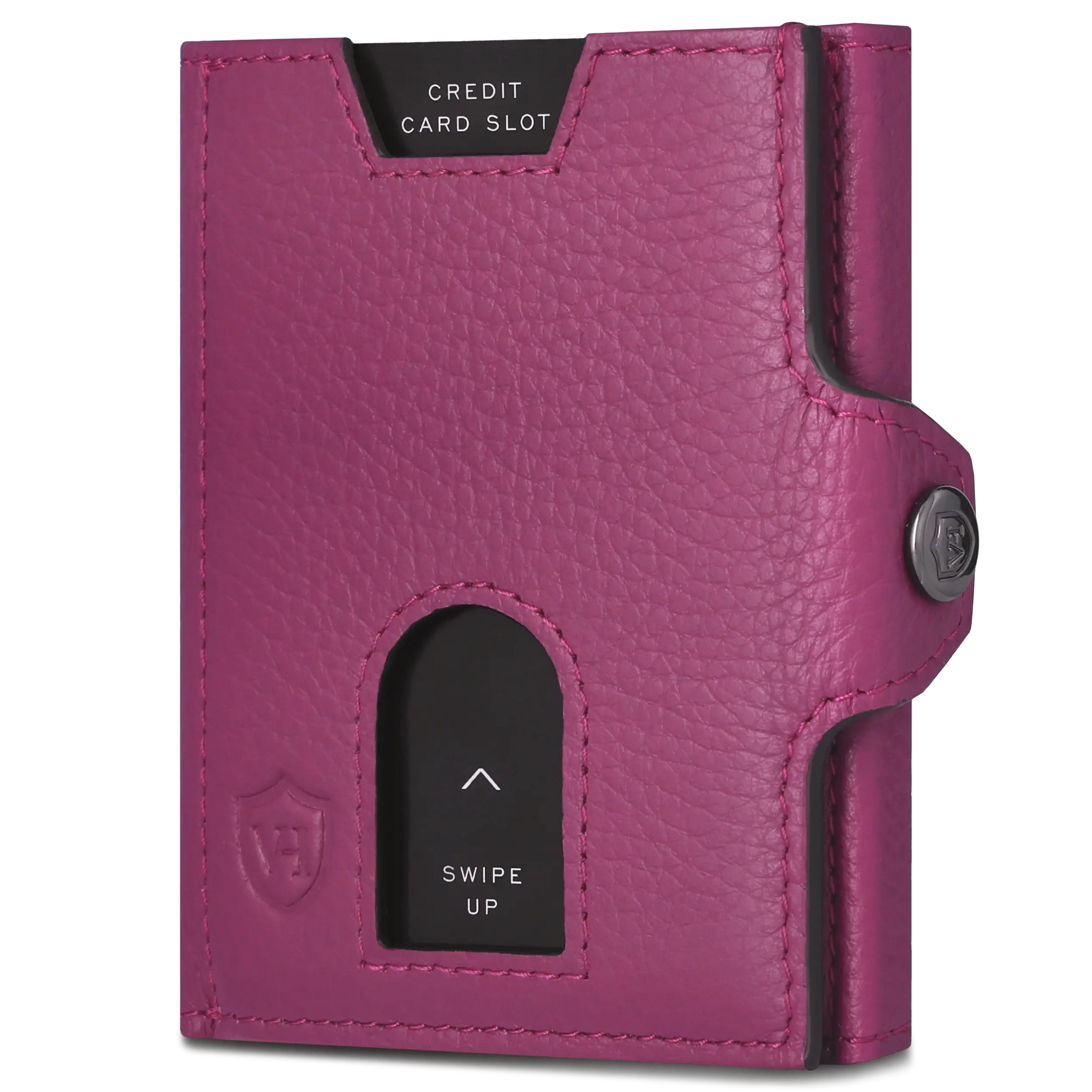 Slim Wallet mit RFID-Schutz, 5 Kartenfächer & XL-Münzfach (Genarbt)