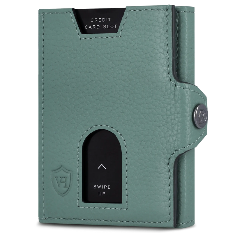 Slim Wallet mit RFID-Schutz, 5 Kartenfächer & XL-Münzfach (Genarbt)